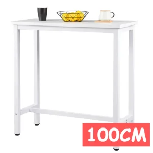 BukkitBow – Luxe Bartafel - Bartafel voor Binnen & Buiten – Metalen Bartafel – Rechthoekige Bar - 100x40x100 cm
