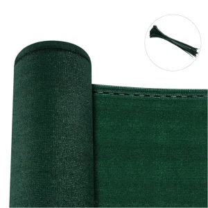 BukkitBow – Privacy Scherm – 180 g/m² Zonwering – Ademend en Waterdicht – Op Maat Knipbaar – Eenvoudige Montage